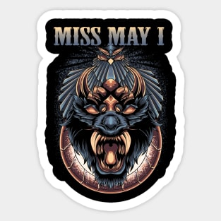 MISS MAY I BAND Sticker